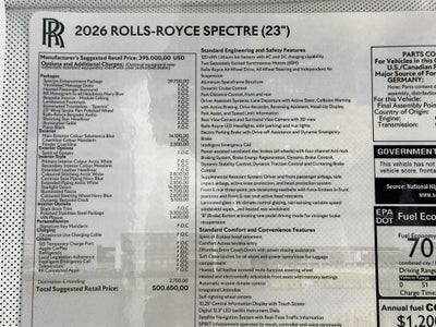 2026 Rolls-Royce Spectre 
