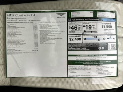 2026 Bentley Continental GT Base