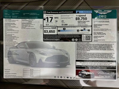 2026 Aston Martin DB12 Volante S