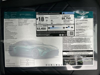 2026 Aston Martin Vantage S