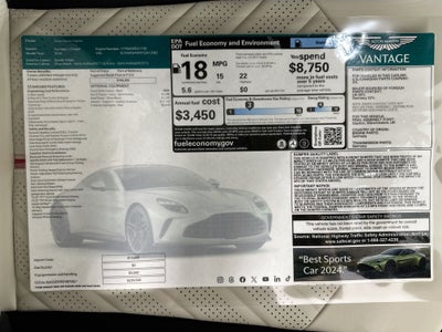 2026 Aston Martin Vantage S