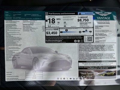 2026 Aston Martin Vantage S Roadster