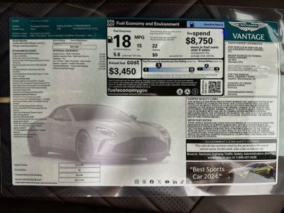 2026 Aston Martin Vantage S Roadster