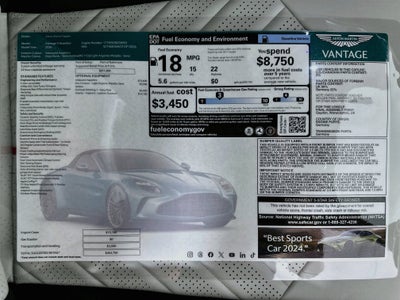 2026 Aston Martin Vantage S Roadster