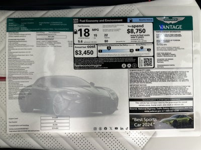 2026 Aston Martin Vantage S Roadster