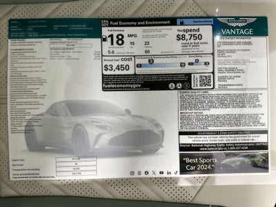 2026 Aston Martin Vantage S Roadster