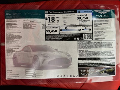 2026 Aston Martin Vantage S Roadster