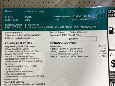 2026 Aston Martin DBX S