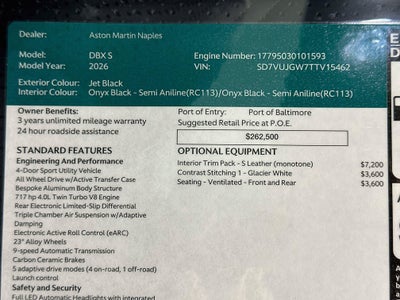 2026 Aston Martin DBX S