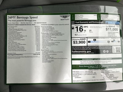 2026 Bentley Bentayga Speed