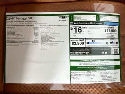 2026 Bentley Bentayga V8