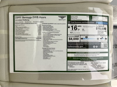 2025 Bentley Bentayga EWB Azure