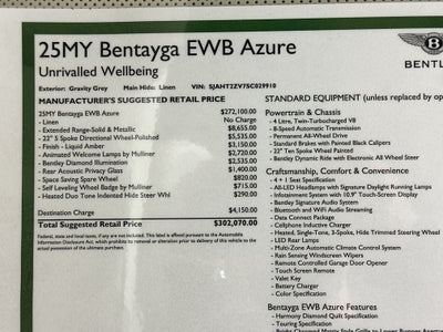 2025 Bentley Bentayga EWB Azure