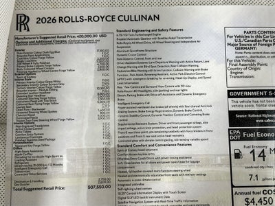 2026 Rolls-Royce Cullinan 