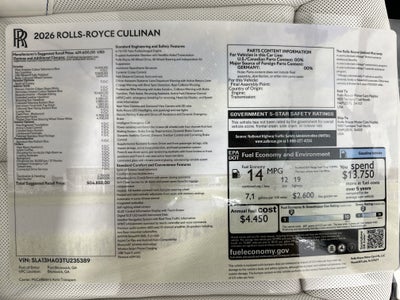 2026 Rolls-Royce Cullinan 