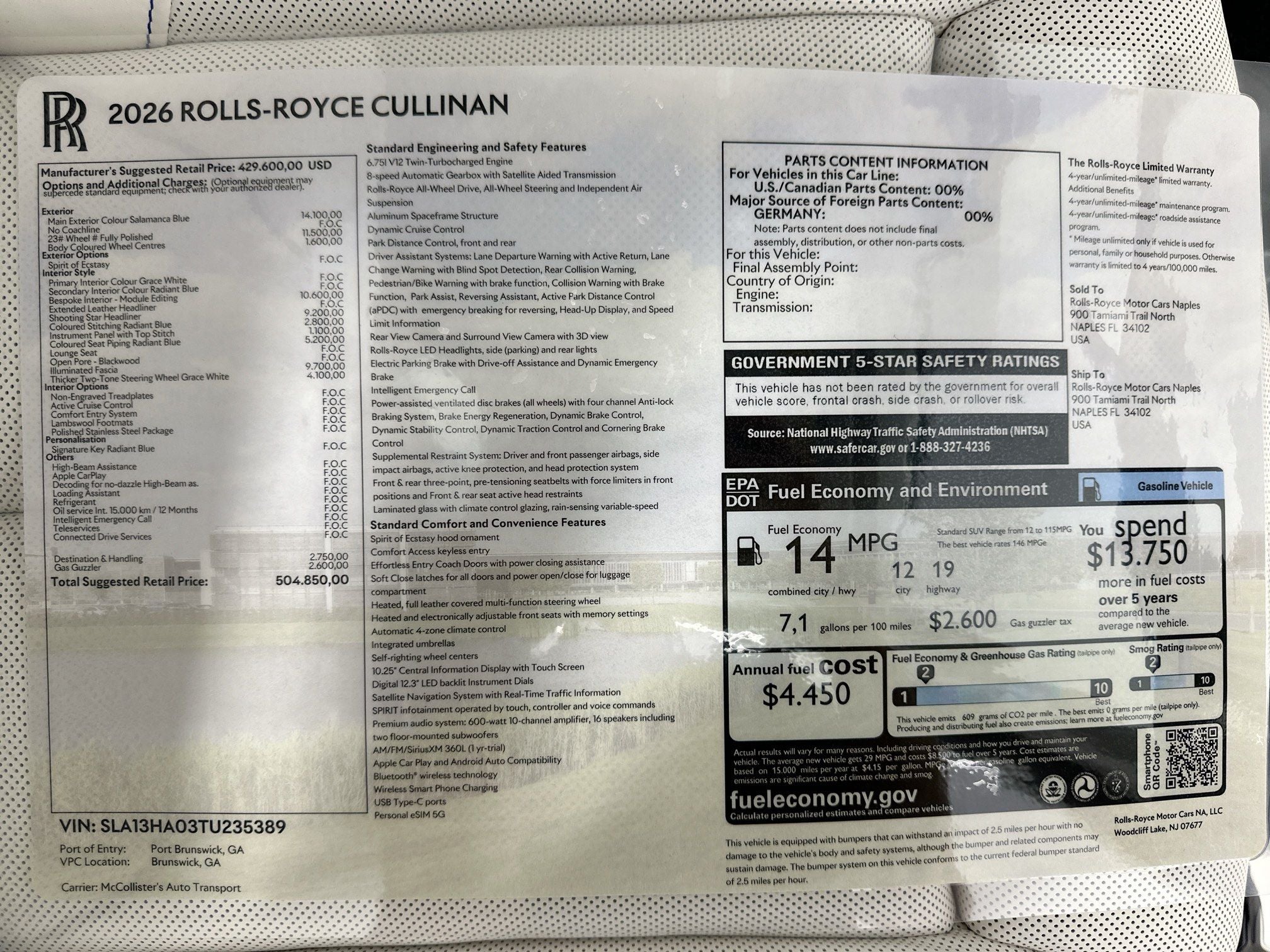 2026 Rolls-Royce Cullinan 