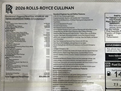 2026 Rolls-Royce Cullinan 
