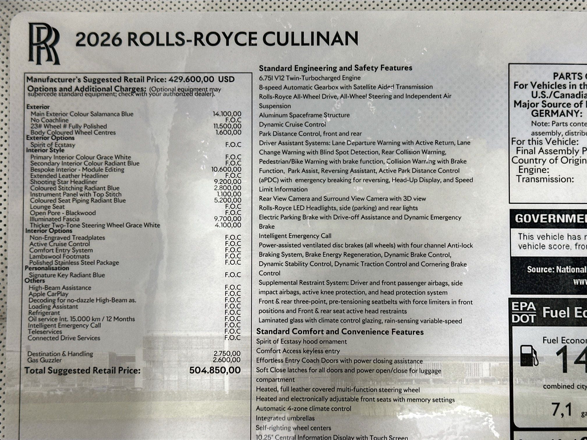 2026 Rolls-Royce Cullinan 