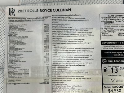 2027 Rolls-Royce Cullinan 