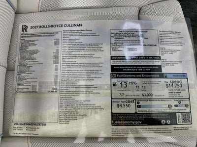 2027 Rolls-Royce Cullinan 