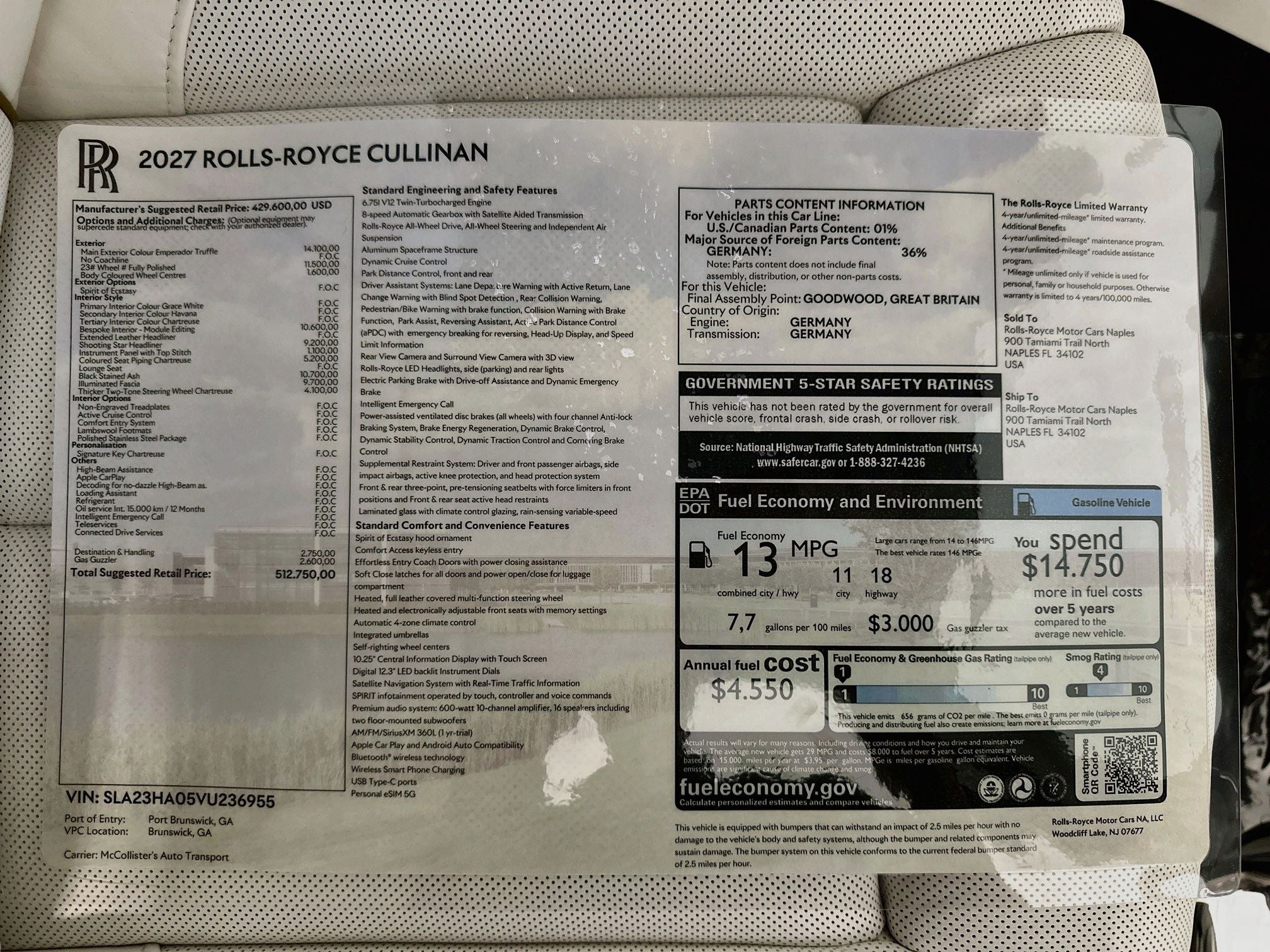 2027 Rolls-Royce Cullinan 