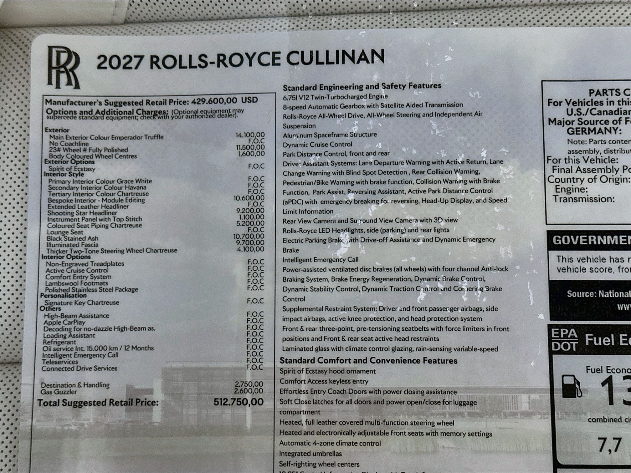 2027 Rolls-Royce Cullinan 