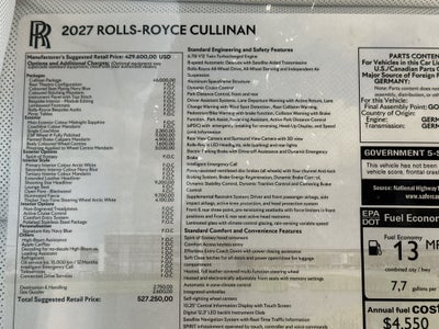 2027 Rolls-Royce Cullinan 