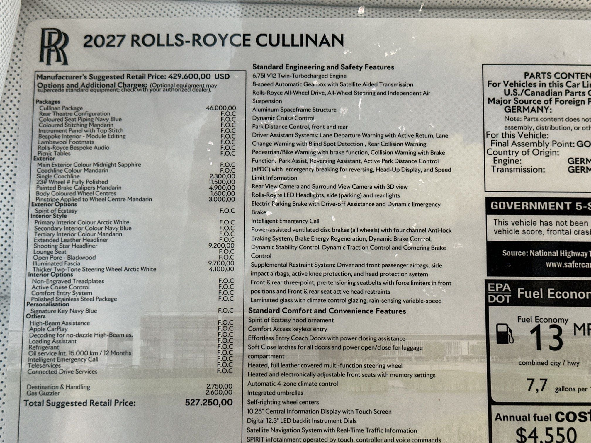 2027 Rolls-Royce Cullinan 