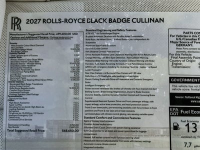 2027 Rolls-Royce Black Badge Cullinan Base