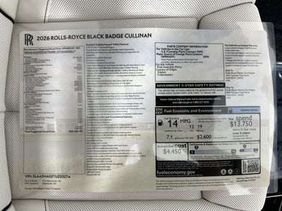 2026 Rolls-Royce Black Badge Cullinan Base