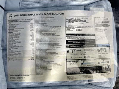 2026 Rolls-Royce Black Badge Cullinan Base