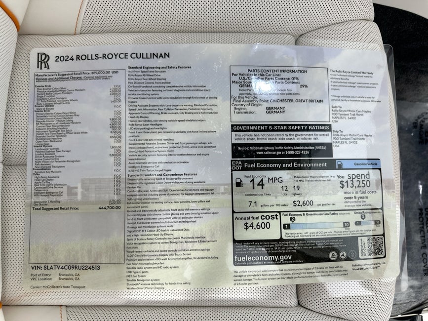2024 Rolls-Royce Cullinan in Naples, FL - Naples Luxury Imports