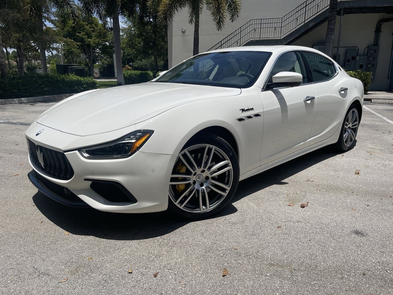 Maserati Aluminum Parking Sign  12" x 9" 