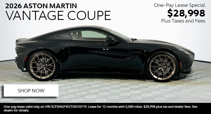 2026 Aston Martin Vantage Coupe