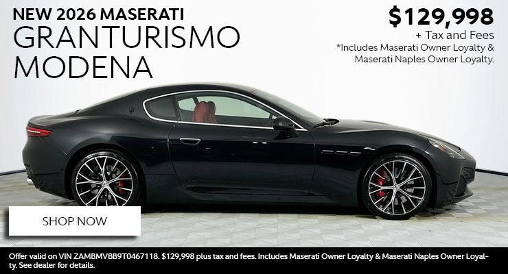 New 2026 Maserati GranTurismo Modena