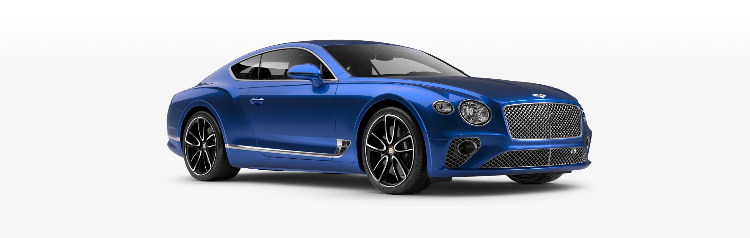 2020 Bently Continental GT - Blue model front view