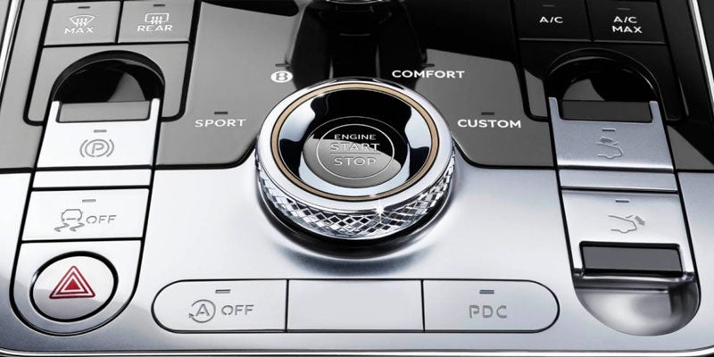 2020 Bently Continental GT - Center consol closeup photo